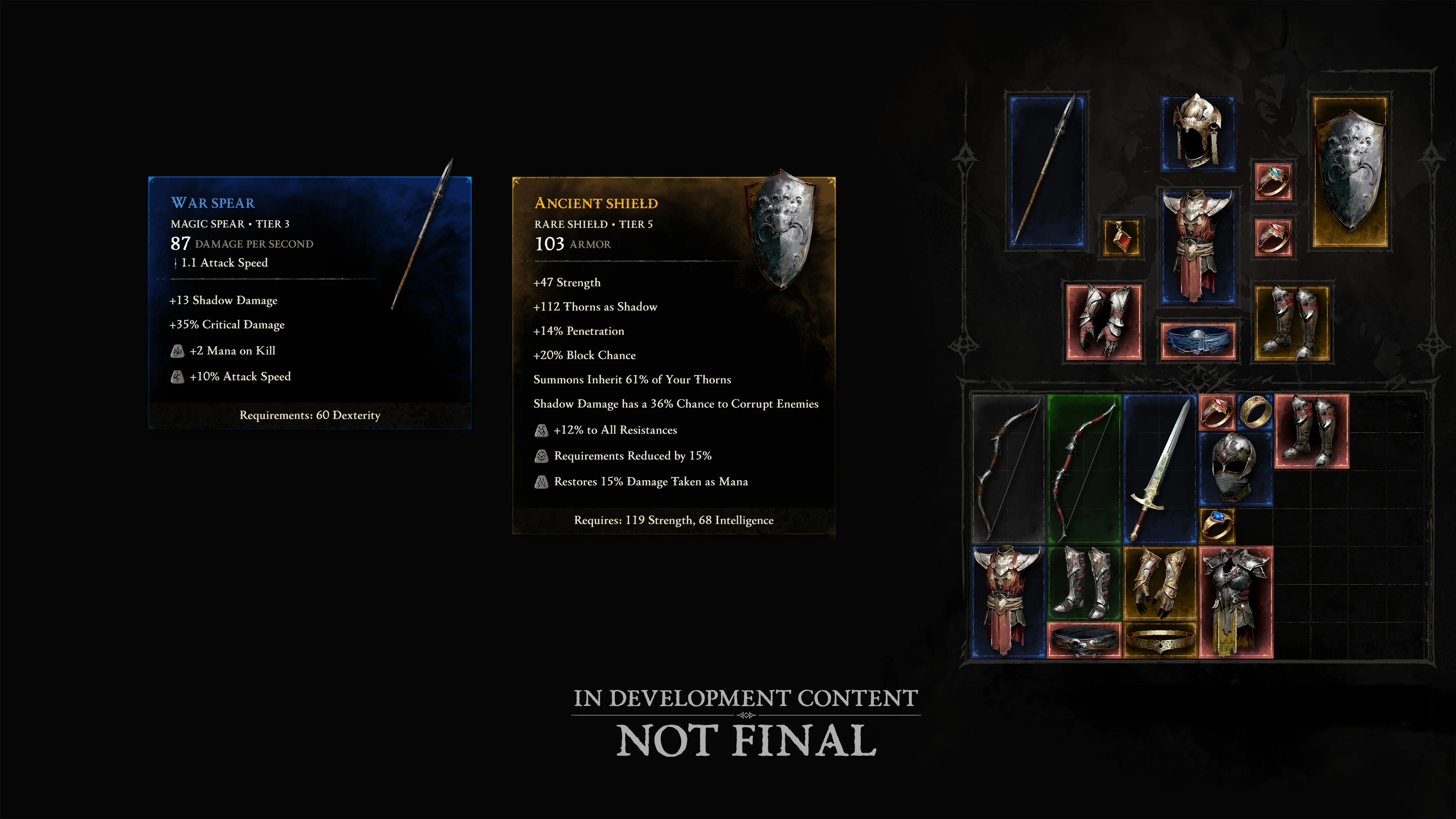 Editar informações da imagem Diablo V Inventário
