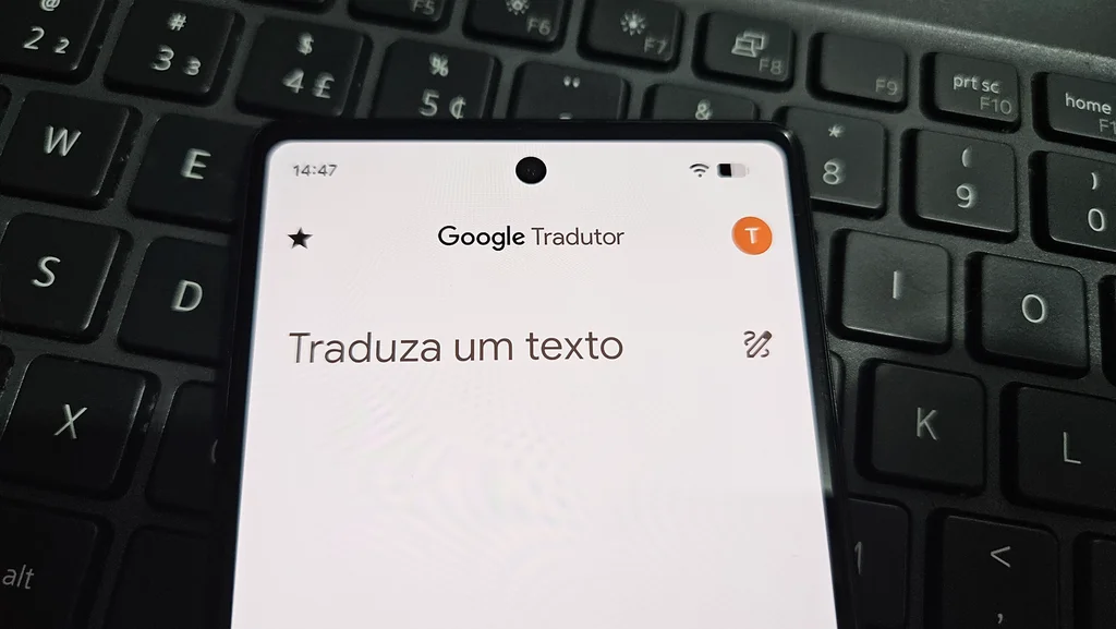 Editar informações da imagem Google Tradutor app