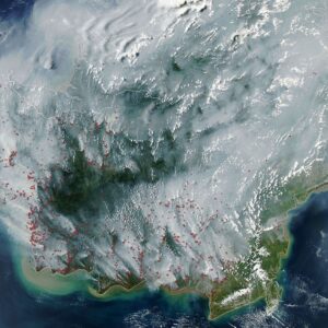 Incêndios em turfeiras escurecem céus na Indonésia