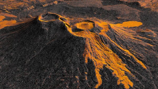 Satélite EUA-Índia captura vídeo em lapso de tempo de erupção vulcânica