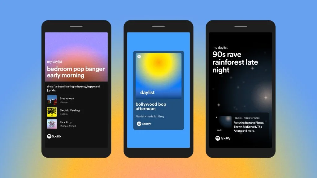 Editar informações da imagem Spotify Daylist