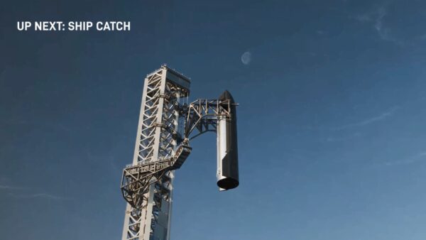 A SpaceX tentará a primeira captura dupla de foguete Starship no próximo lançamento de teste, diz Elon Musk
