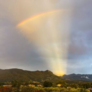 APOD: 2026, 20 de outubro - Um leque de arco-íris anticrepuscular