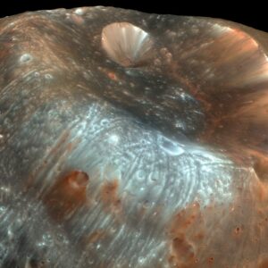 APOD: 9 de outubro de 2026 – Cratera Stickney