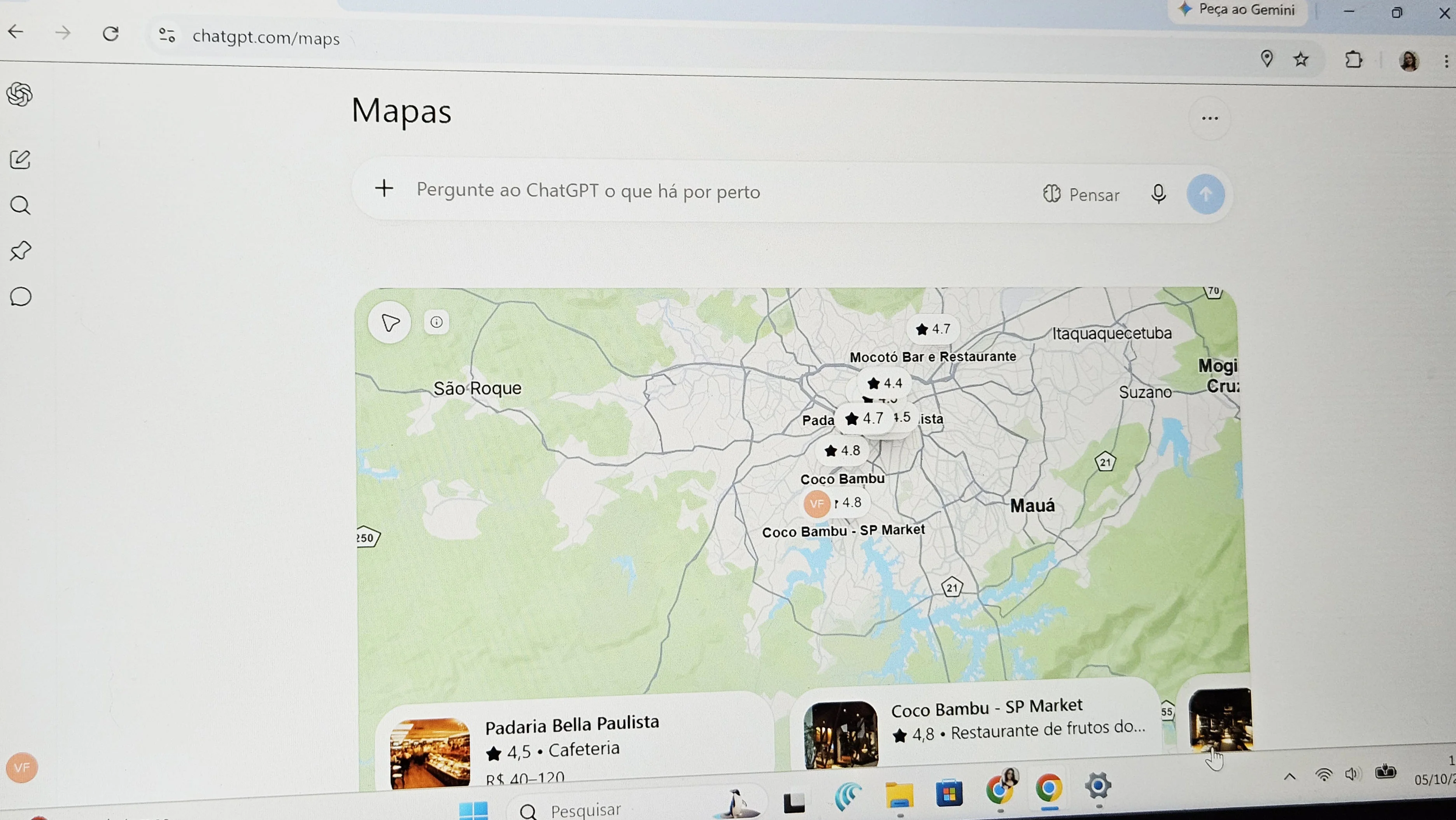 Mapas ChatGPT