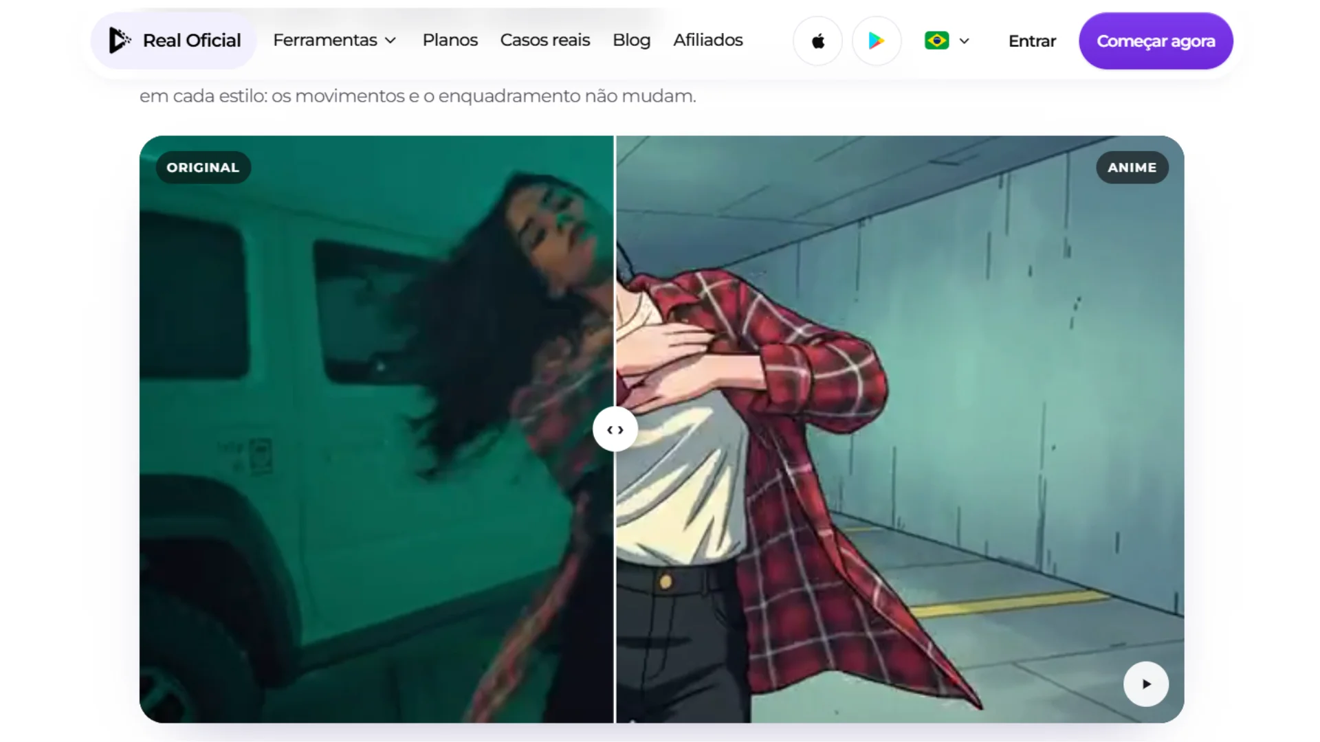 Editar informações da imagem Real Oficial mudança estilo IA