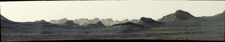 Curiosity da NASA captura o amanhecer em penhascos esculpidos pelo vento