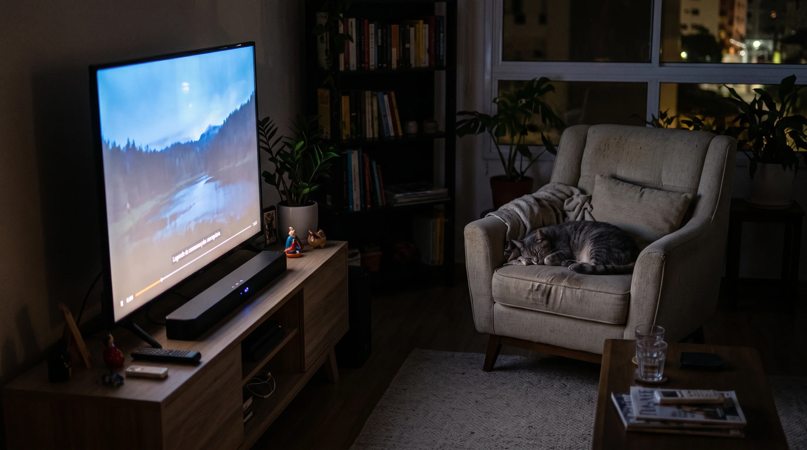TV para pet dormir
