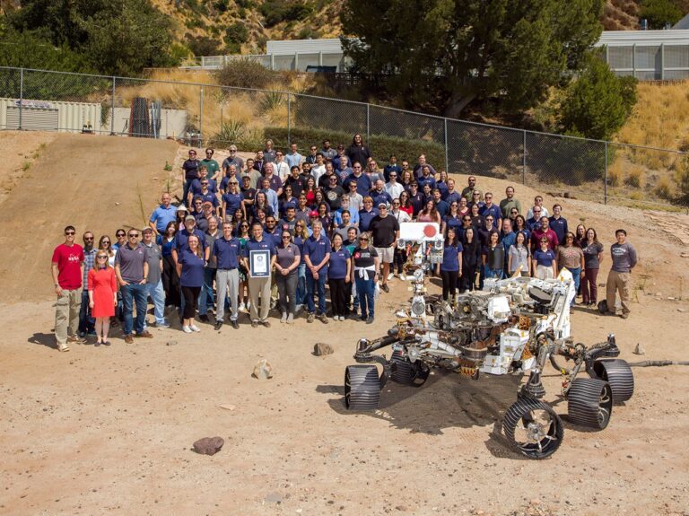 Equipe recordista do Perseverance Rover da NASA