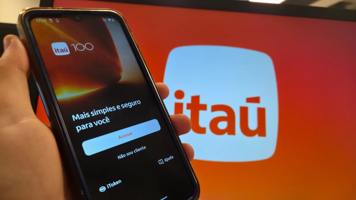 Editar informações da imagem Aplicativo do Itaú