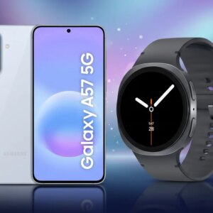 Oferta imperdível coloca Galaxy A57 5G e Galaxy Watch 8 por R$ 2.206