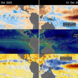 Satélites da NASA observam o histórico El Niño de 2026