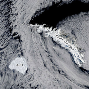Satélites observam a foto do iceberg da Antártica escapando do dia 28 de outubro de 2026