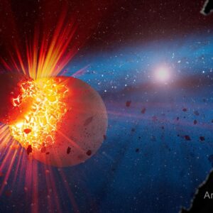 Webb da NASA oferece curso intensivo sobre colisões que destroem o planeta