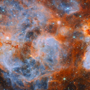 ‘Caldeirão’ brilhante com foto de novas estrelas do dia 26 de outubro de 2026