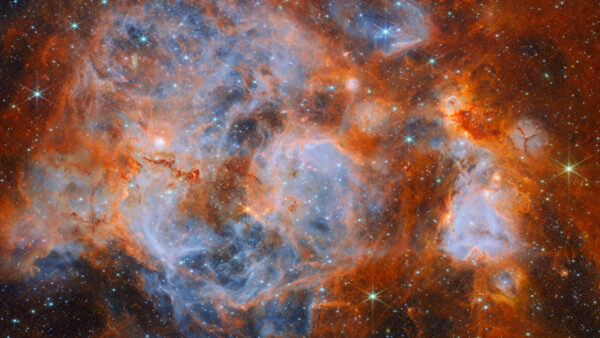 ‘Caldeirão’ brilhante com foto de novas estrelas do dia 26 de outubro de 2026